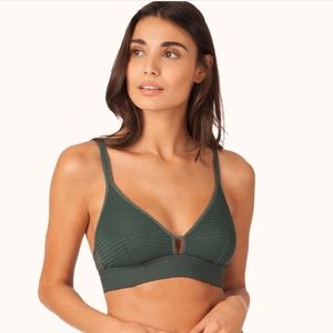 Lively Stripe Mesh Bralette